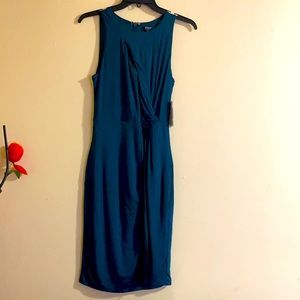 Guess Women’s Stunning Keyhole Faux Wrap Dress